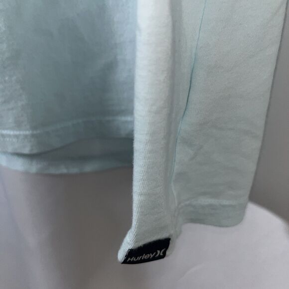 L Hurley Every Day Wash Blue Solid Tank 100% Cotton Machine Wash Made In Mexico - Picture 2 of 5